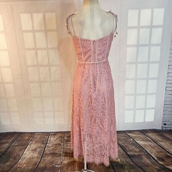 Keepsake the label nwt sense corset detail lace midi dress size 6 - Picture 8 of 14